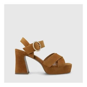Shop Sandalias Marrones Pe4701 Mujer Sandalias
