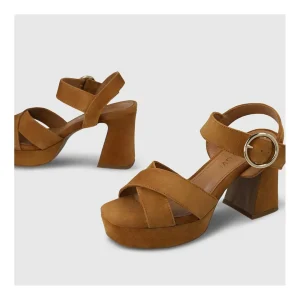 Shop Sandalias Marrones Pe4701 Mujer Sandalias