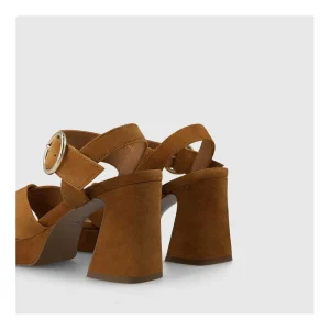 Shop Sandalias Marrones Pe4701 Mujer Sandalias