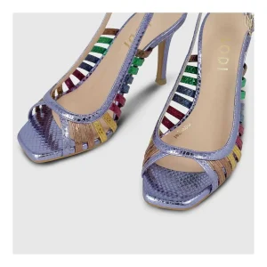 Store Sandalias Moradas Simel Mujer Sandalias