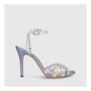 Clearance Sandalias Moradas Yiner Mujer Sandalias