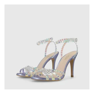 Clearance Sandalias Moradas Yiner Mujer Sandalias
