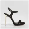Store Sandalias Negras Cannes Mujer Sandalias