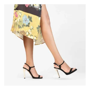 Store Sandalias Negras Cannes Mujer Sandalias