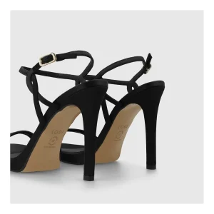 Cheap Sandalias Negras Cannes-Te Mujer Sandalias