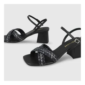 Outlet Sandalias Negras Mil4377 Mujer Sandalias