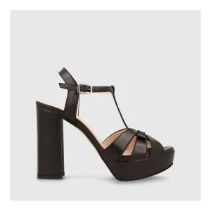 Cheap Sandalias Negras Tisana Mujer Sandalias