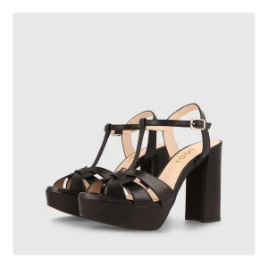 Cheap Sandalias Negras Tisana Mujer Sandalias