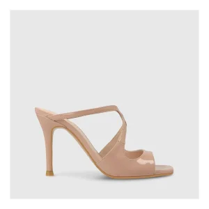 New Sandalias Nude Satir Mujer Sandalias