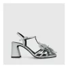Cheap Sandalias Plateadas Bot5200 Mujer Sandalias