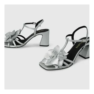 Cheap Sandalias Plateadas Bot5200 Mujer Sandalias
