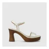Clearance Sandalias Plateadas Gin4513 Mujer Sandalias