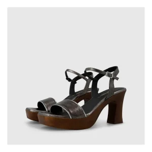 Flash Sale Sandalias Plateadas Gin4513 Mujer Sandalias