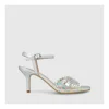 Shop Sandalias Plateadas Juslu Mujer Sandalias