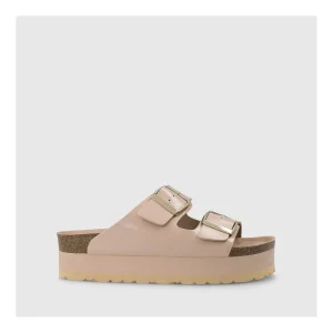 Sale Sandalias Rosas Bisen Mujer Zapatos Planos