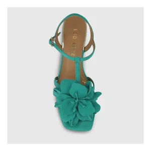 New Sandalias Verdes Bot5200 Mujer Sandalias