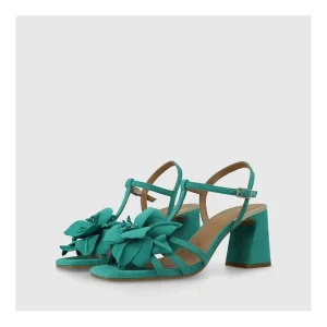 New Sandalias Verdes Bot5200 Mujer Sandalias