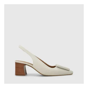 Outlet Zapatos De Salón Beige Cla4262 Mujer Zapatos De Salón