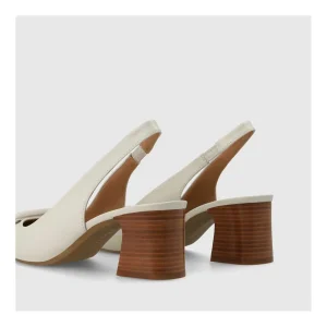 Outlet Zapatos De Salón Beige Cla4262 Mujer Zapatos De Salón