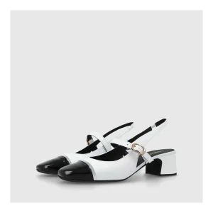 Hot Zapatos De Salón Blancos Bla4284 Mujer Zapatos De Salón