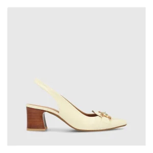 Discount Zapatos De Salón Blancos Cla4261 Mujer Zapatos De Salón