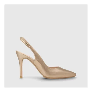 Fashion Zapatos De Salón Dorados Raiane-Go Mujer Zapatos De Salón