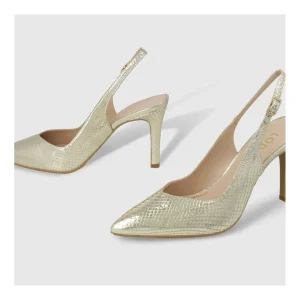 Fashion Zapatos De Salón Dorados Raian-Tp Mujer Zapatos De Salón