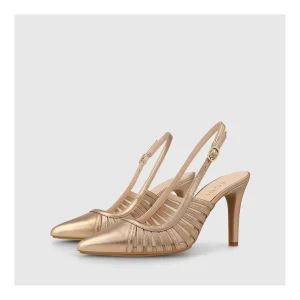 Sale Zapatos De Salón Dorados Rostel Mujer Zapatos De Salón