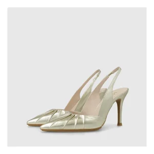 Best Sale Zapatos De Salón Dorados Safine Mujer Zapatos De Salón