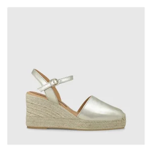 Flash Sale Alpargatas Doradas Cetar Mujer Cuñas Y Alpargatas